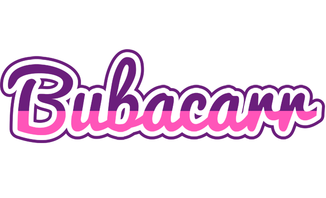 Bubacarr cheerful logo