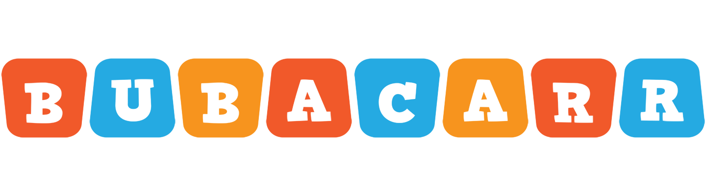 Bubacarr comics logo