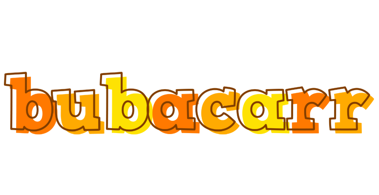 Bubacarr desert logo