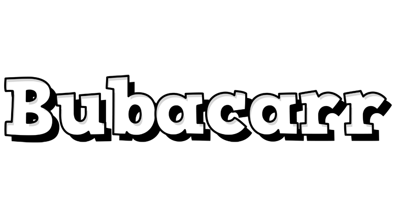 Bubacarr snowing logo