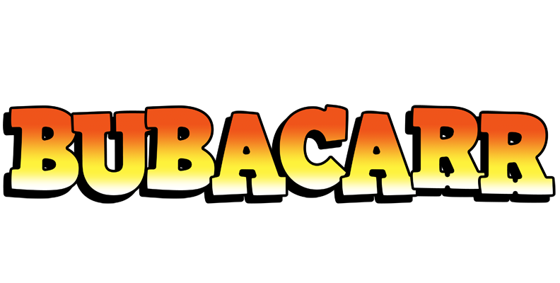 Bubacarr sunset logo