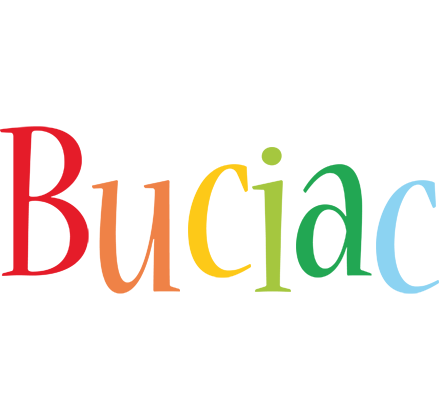 Buciac birthday logo