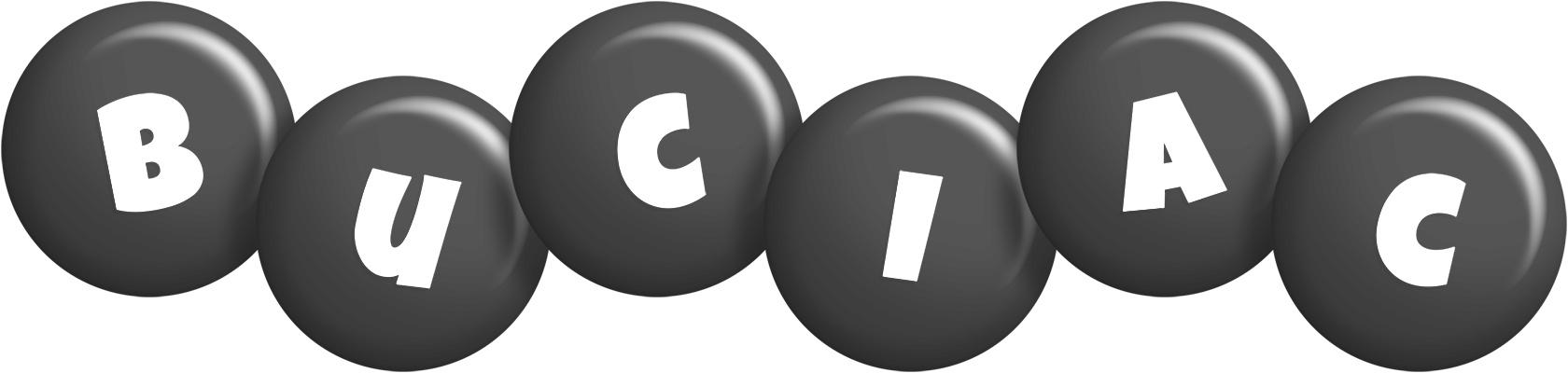 Buciac candy-black logo