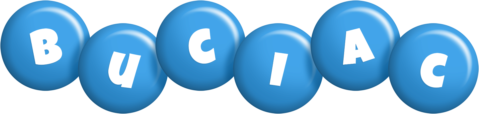 Buciac candy-blue logo