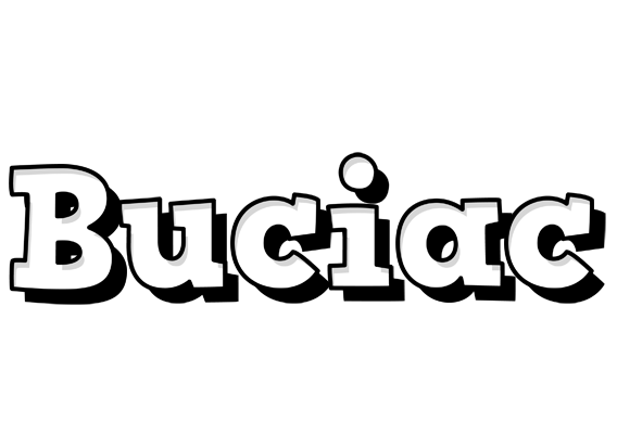 Buciac snowing logo