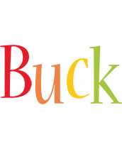 Buck birthday logo