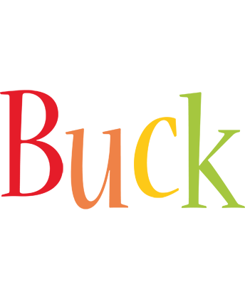 Buck birthday logo