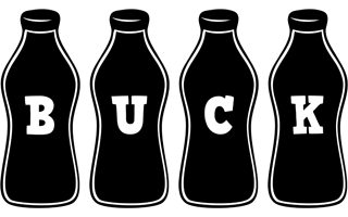 Buck bottle logo