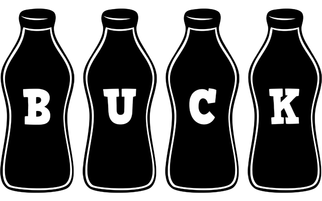 Buck bottle logo