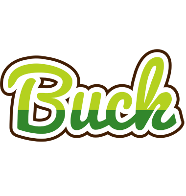 Buck golfing logo