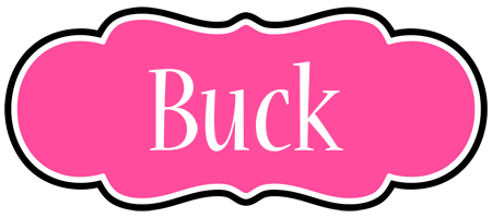 Buck invitation logo