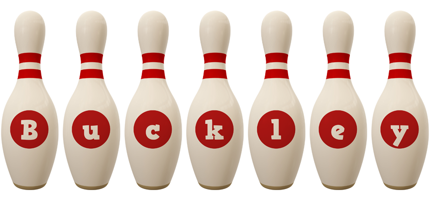 Buckley bowling-pin logo