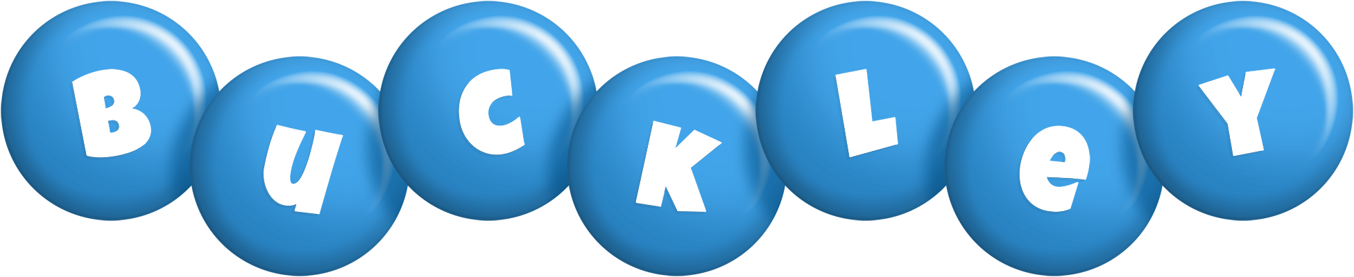 Buckley candy-blue logo