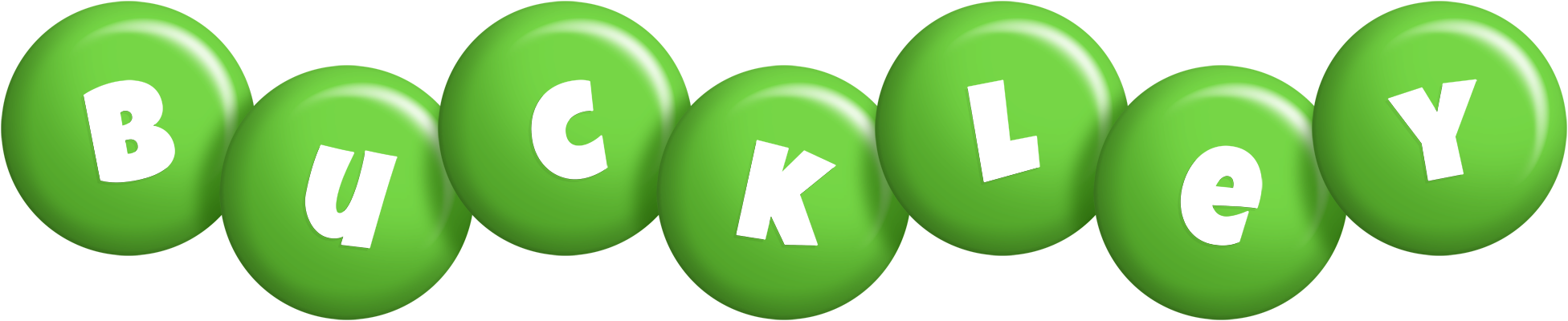 Buckley candy-green logo