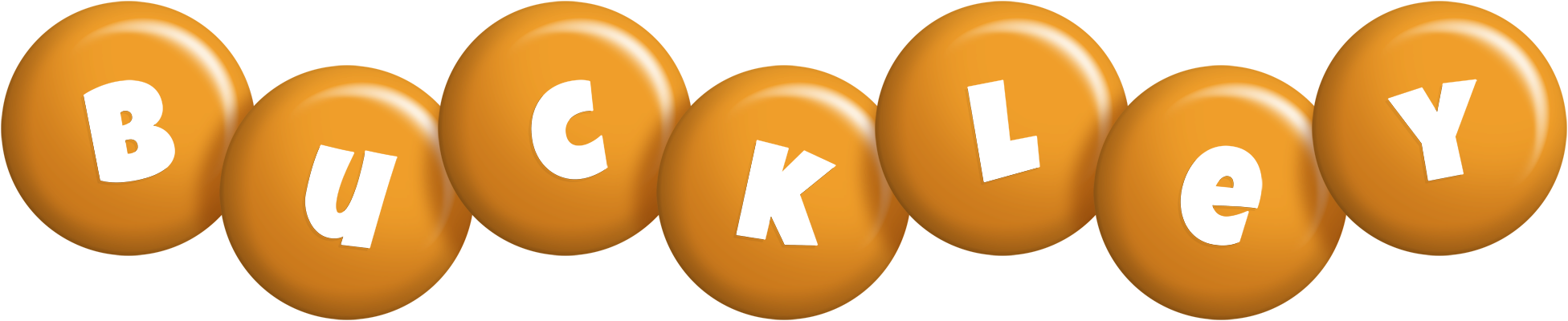 Buckley candy-orange logo