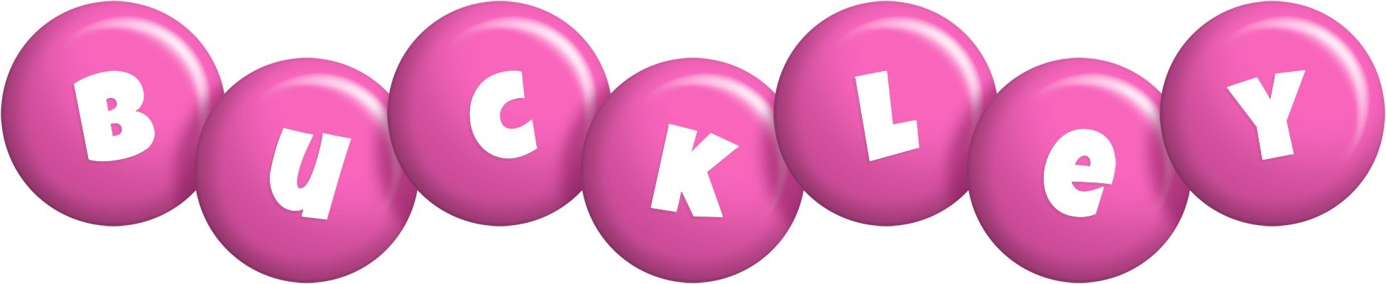 Buckley candy-pink logo