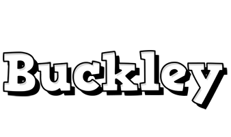 Buckley snowing logo