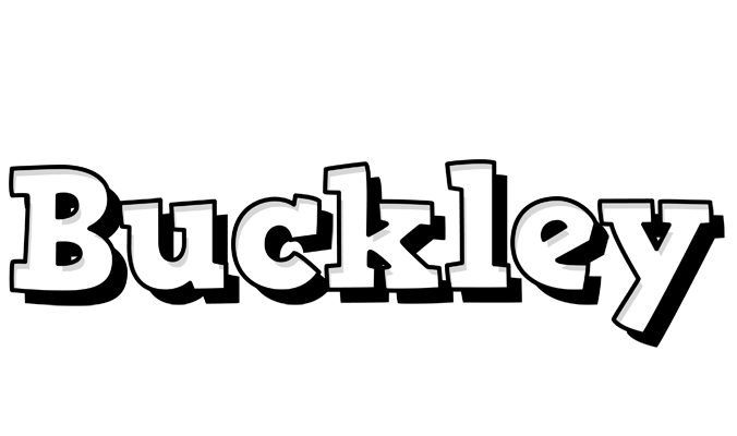 Buckley snowing logo