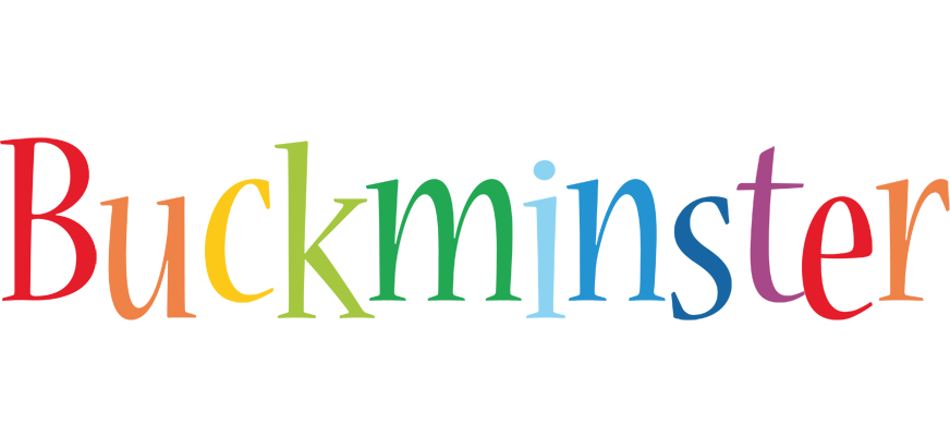 Buckminster birthday logo