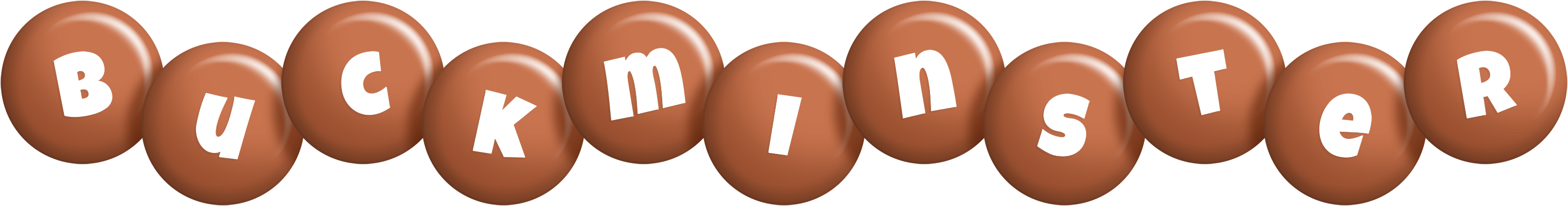 Buckminster candy-brown logo