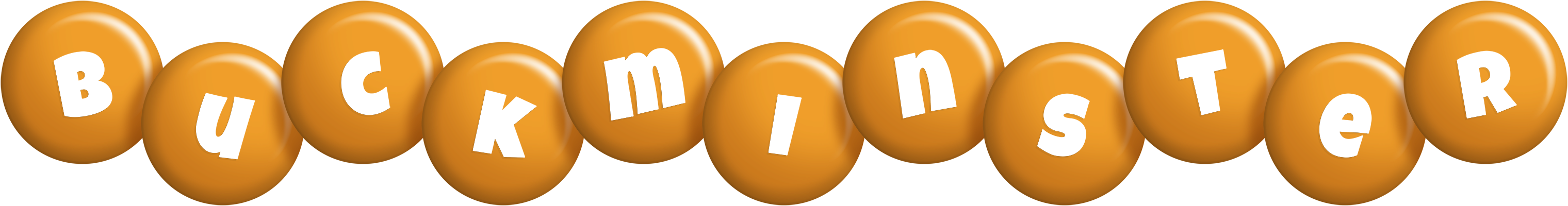 Buckminster candy-orange logo