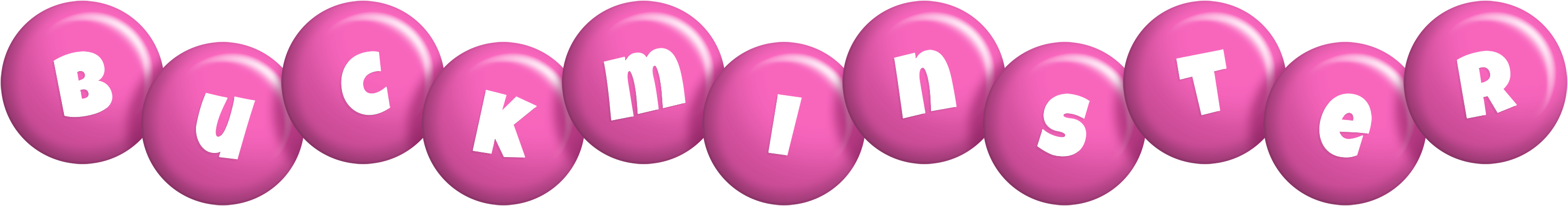 Buckminster candy-pink logo