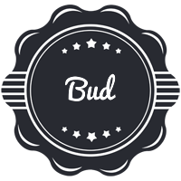 Bud badge logo