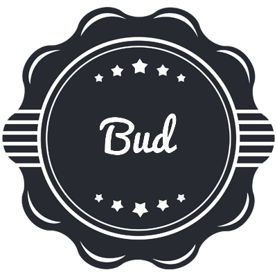 Bud badge logo
