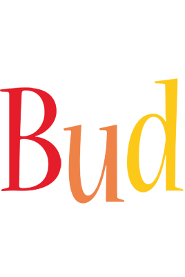 Bud birthday logo