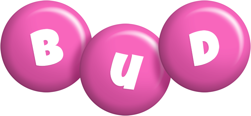 Bud candy-pink logo