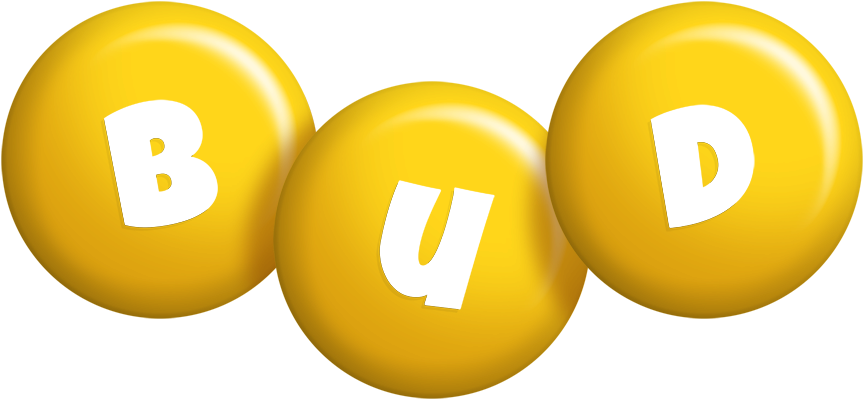 Bud candy-yellow logo