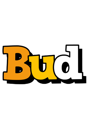 Bud cartoon logo