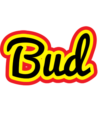 Bud flaming logo