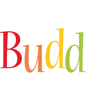Budd birthday logo