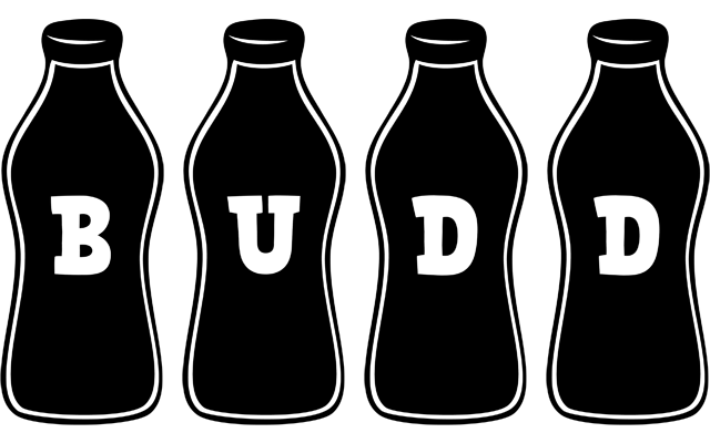 Budd bottle logo