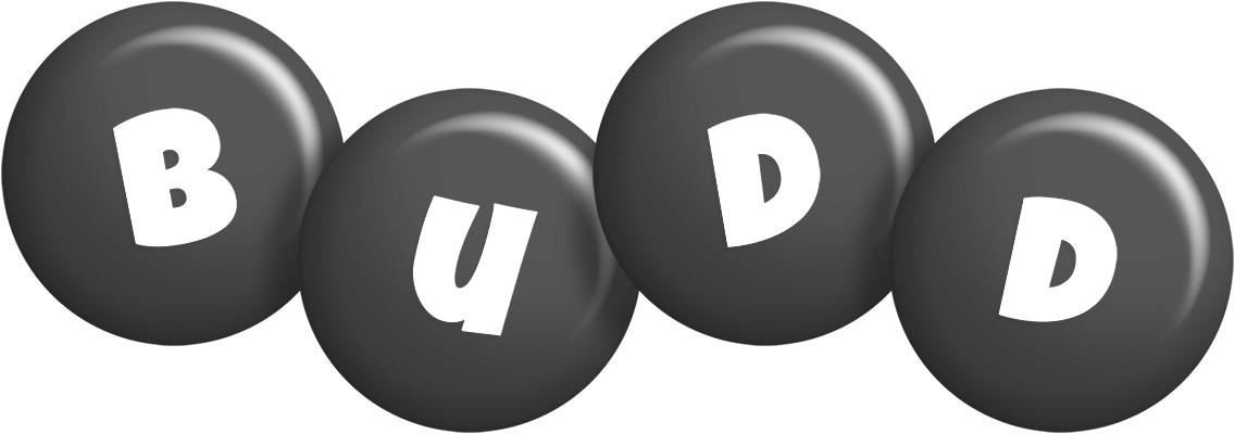 Budd candy-black logo