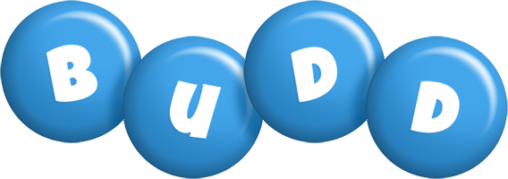 Budd candy-blue logo