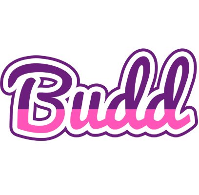 Budd cheerful logo