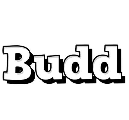 Budd snowing logo