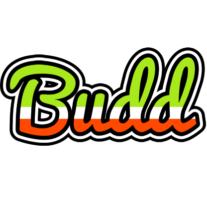 Budd superfun logo