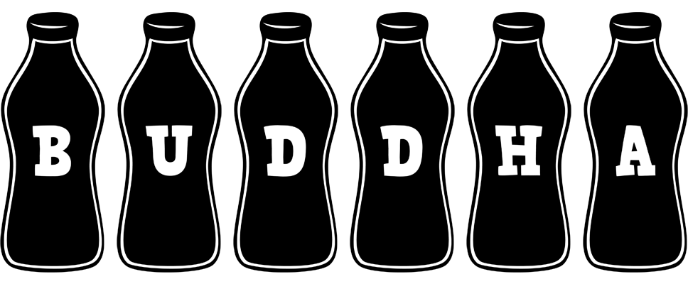 Buddha bottle logo
