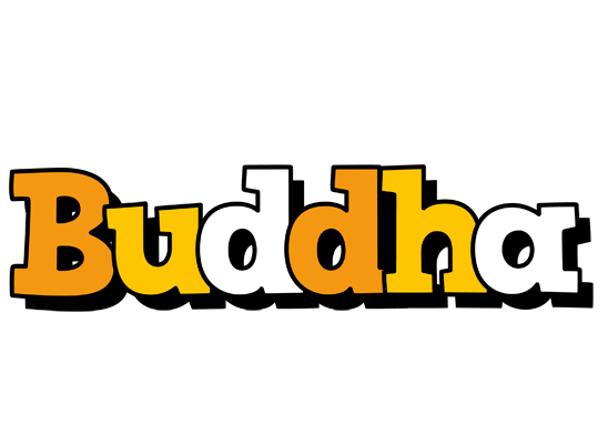 Buddha cartoon logo