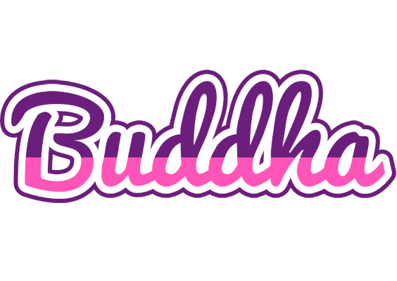 Buddha cheerful logo