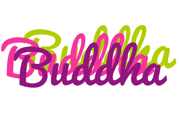 Buddha flowers logo
