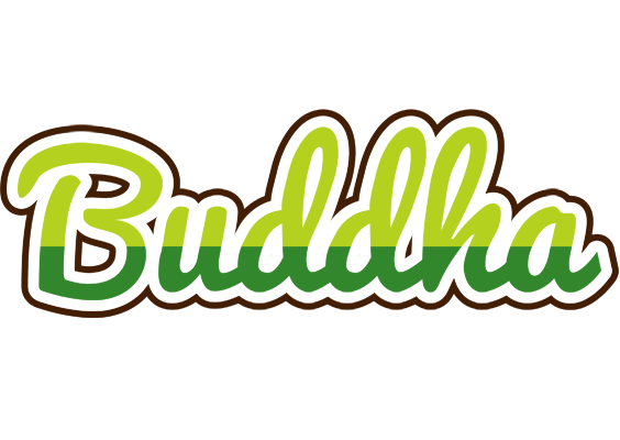Buddha golfing logo
