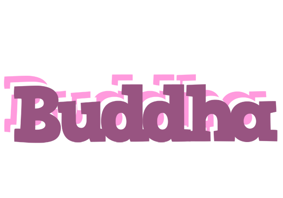 Buddha relaxing logo
