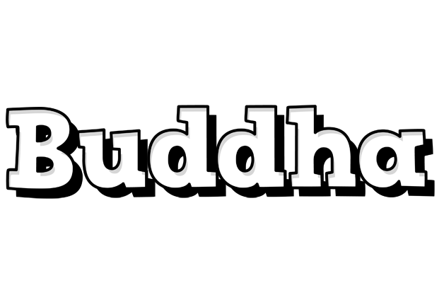 Buddha snowing logo