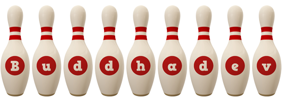 Buddhadev bowling-pin logo