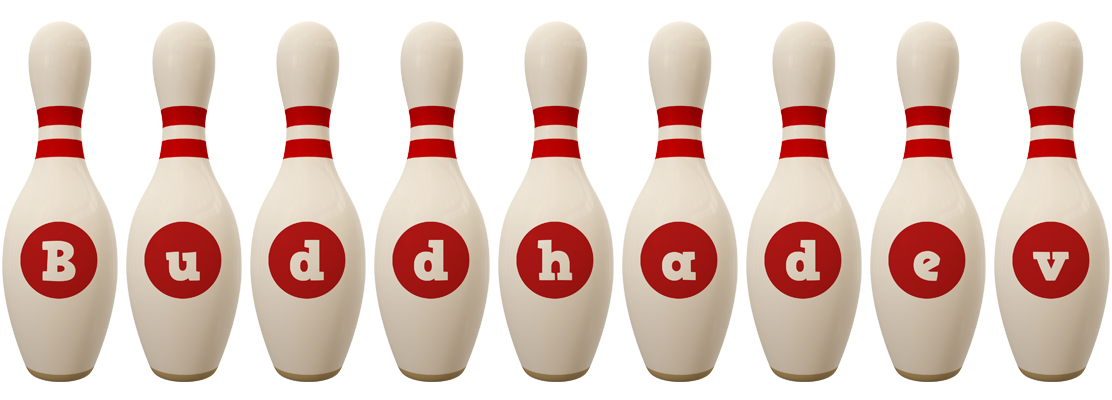 Buddhadev bowling-pin logo
