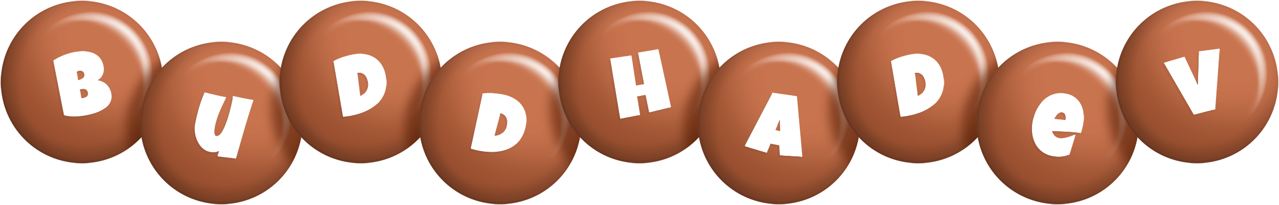 Buddhadev candy-brown logo